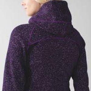 Purple and Black Lululemon Scuba Hoodie